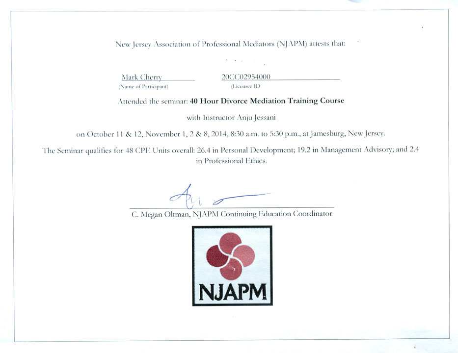 New Jersey Association of Professional Mediators 